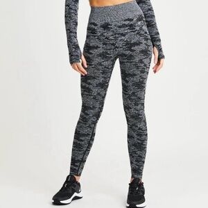 Black Camo Aybl Leggings (L)